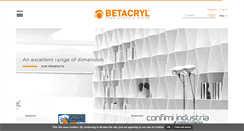 Desktop Screenshot of betacryl.com