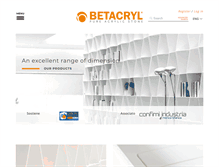 Tablet Screenshot of betacryl.com